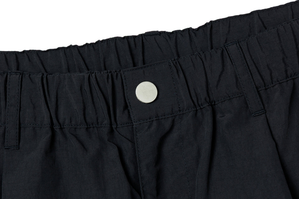 オーバーサイズド ナイロン カーゴパンツ Y's FW26 ブラック
