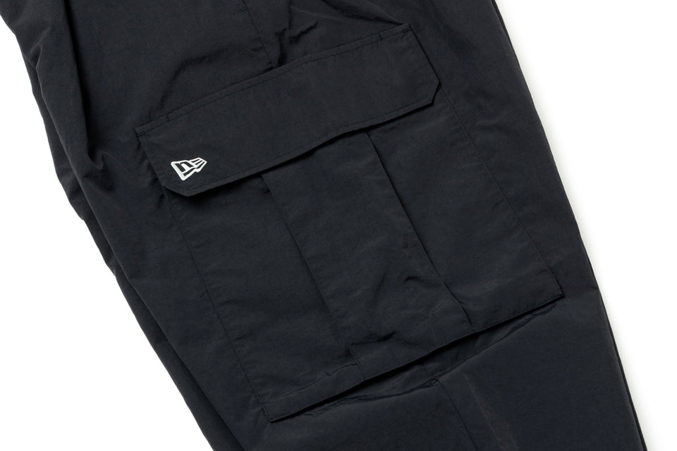 オーバーサイズド ナイロン カーゴパンツ Y's FW26 ブラック