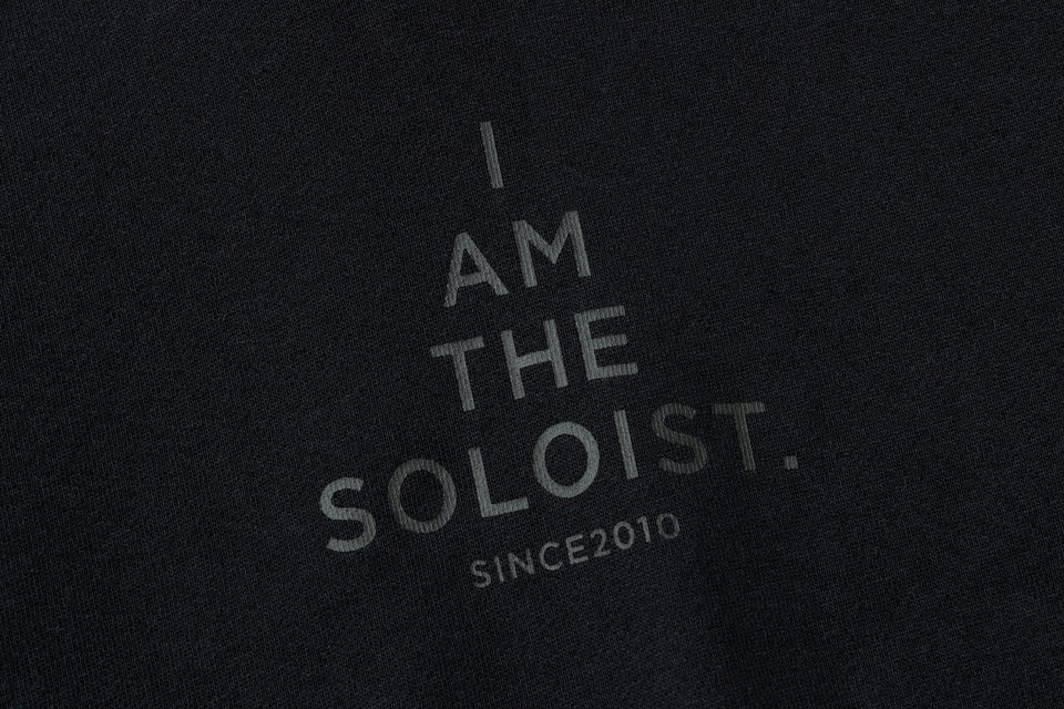 裏毛 スウェット プルオーバー フーディー TAKAHIROMIYASHITATheSoloist. SS26 ブラック