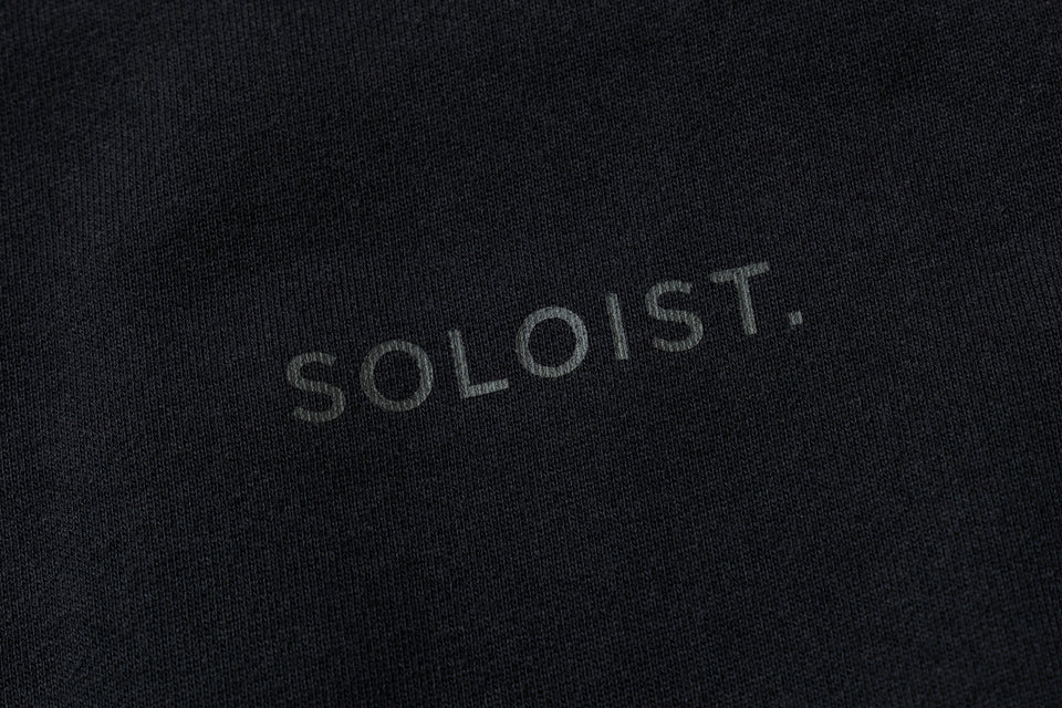 裏毛 スウェット プルオーバー フーディー TAKAHIROMIYASHITATheSoloist. SS26 ブラック