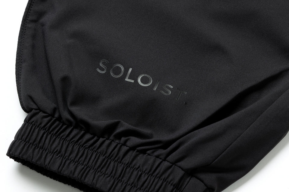 オーバーサイズド パイピング トラックパンツ TAKAHIROMIYASHITATheSoloist. SS26 ブラック