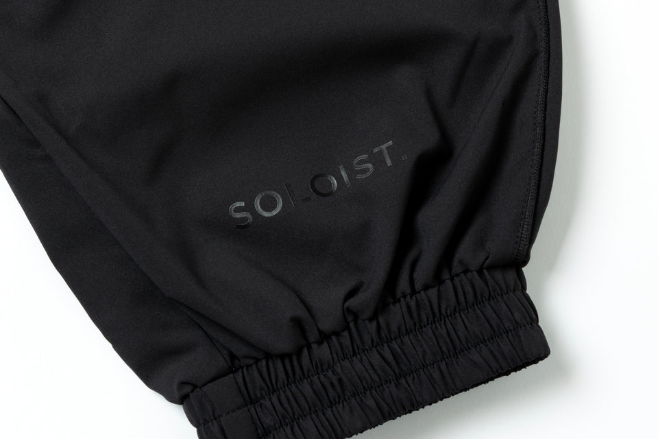 オーバーサイズド パイピング トラックパンツ TAKAHIROMIYASHITATheSoloist. SS26 ブラック