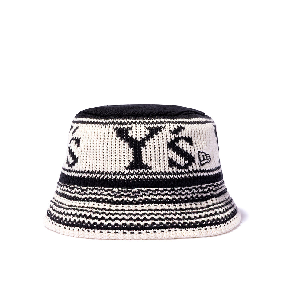 ニットバケット Y's FW26 クローム/ブラック
