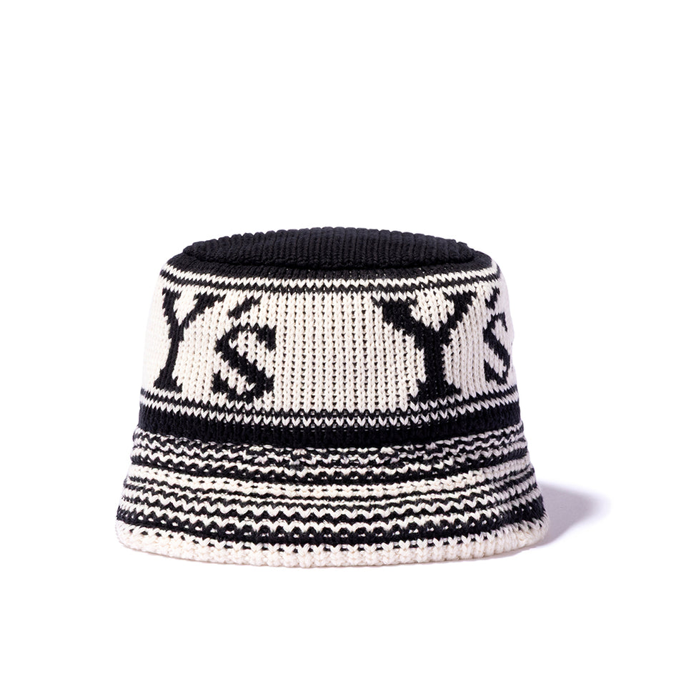 ニットバケット Y's FW26 クローム/ブラック