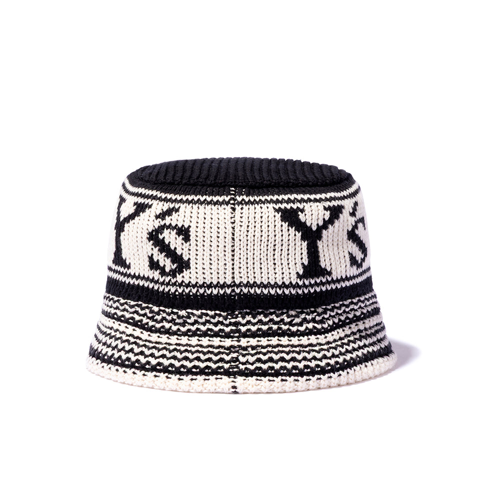 ニットバケット Y's FW26 クローム/ブラック