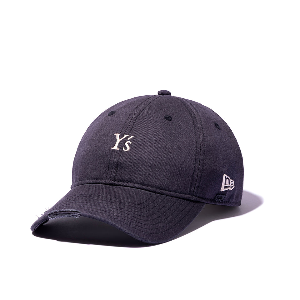 9TWENTY ロングバイザー Y's FW26 Damaged ネイビー