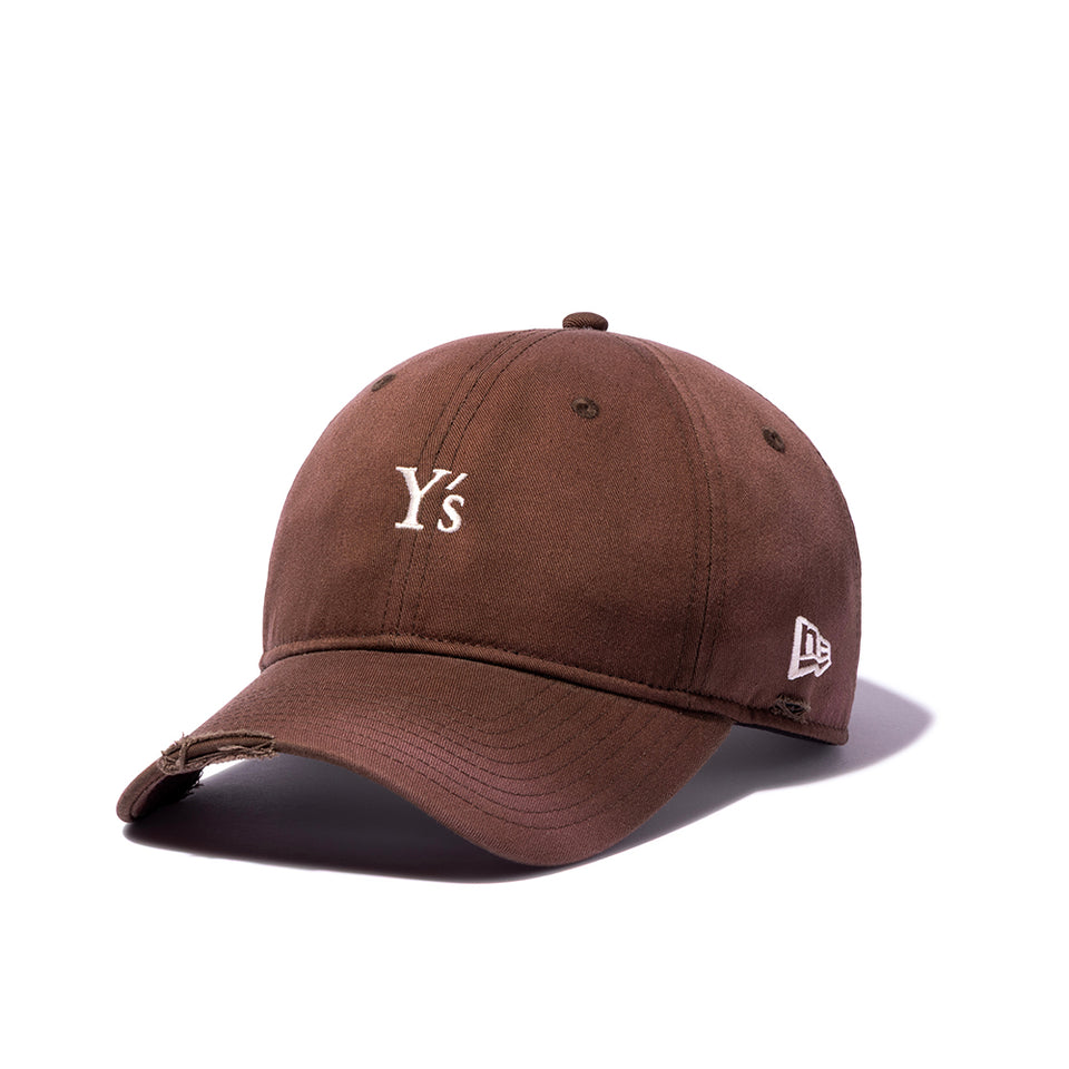 9TWENTY ロングバイザー Y's FW26 Damaged ブラウン