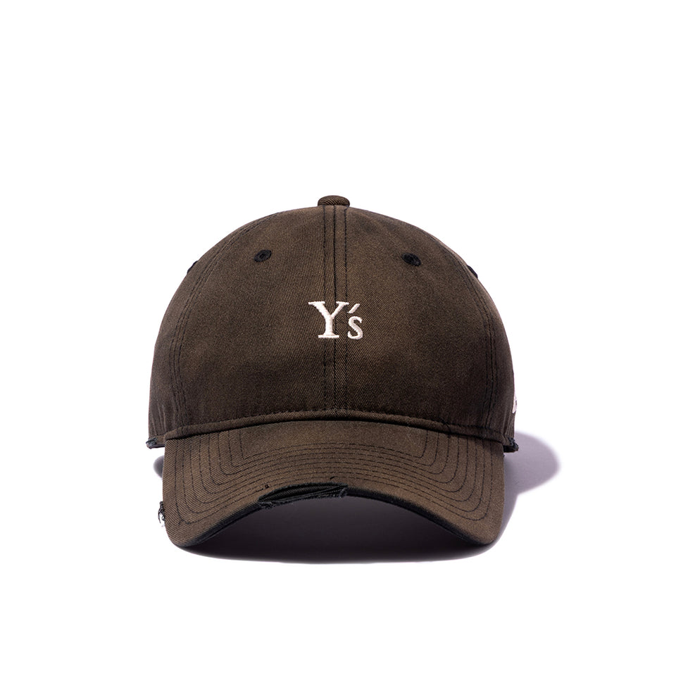 9TWENTY ロングバイザー Y's FW26 Damaged ブラック