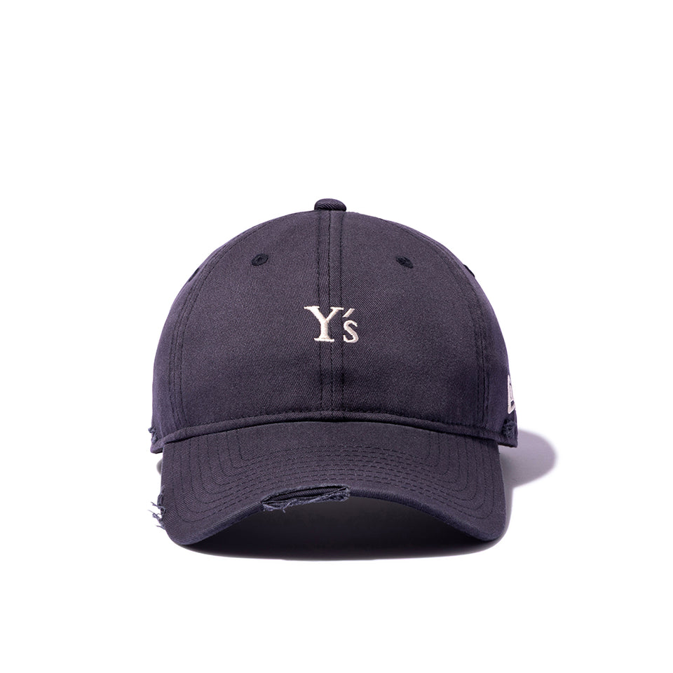 9TWENTY ロングバイザー Y's FW26 Damaged ネイビー