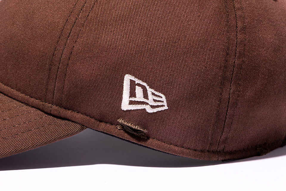 9TWENTY ロングバイザー Y's FW26 Damaged ブラウン