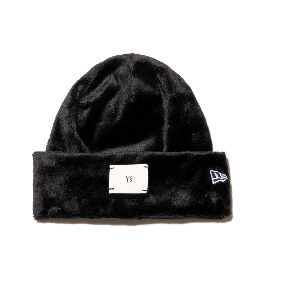 ベーシック カフニット Y's FW26 マイクロファー ブラック