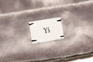 ベーシック カフニット Y's FW26 マイクロファー グレー
