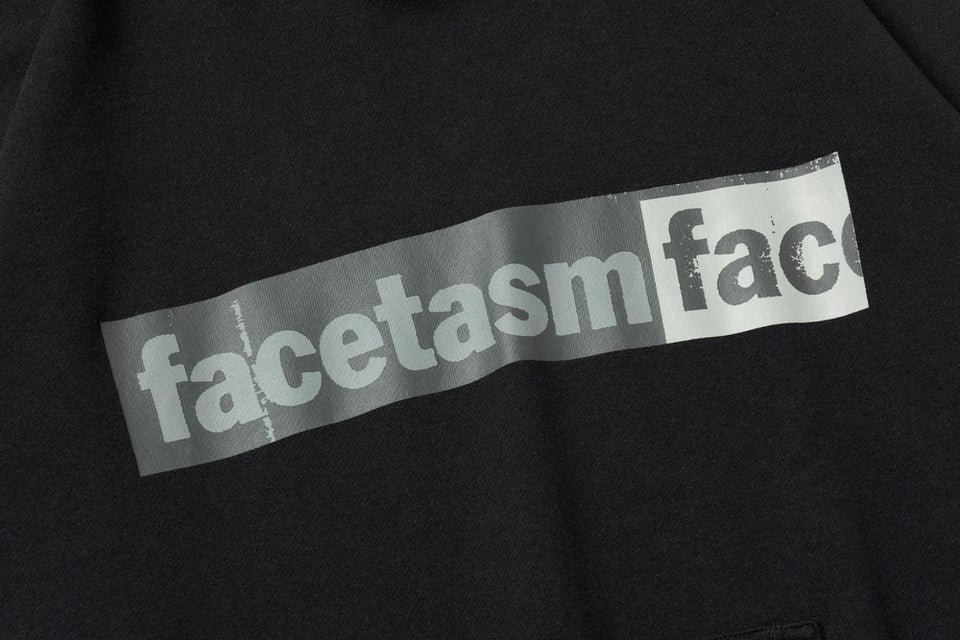 裏毛 スウェット プルオーバーフーディー FACETASM SS26 ブラック