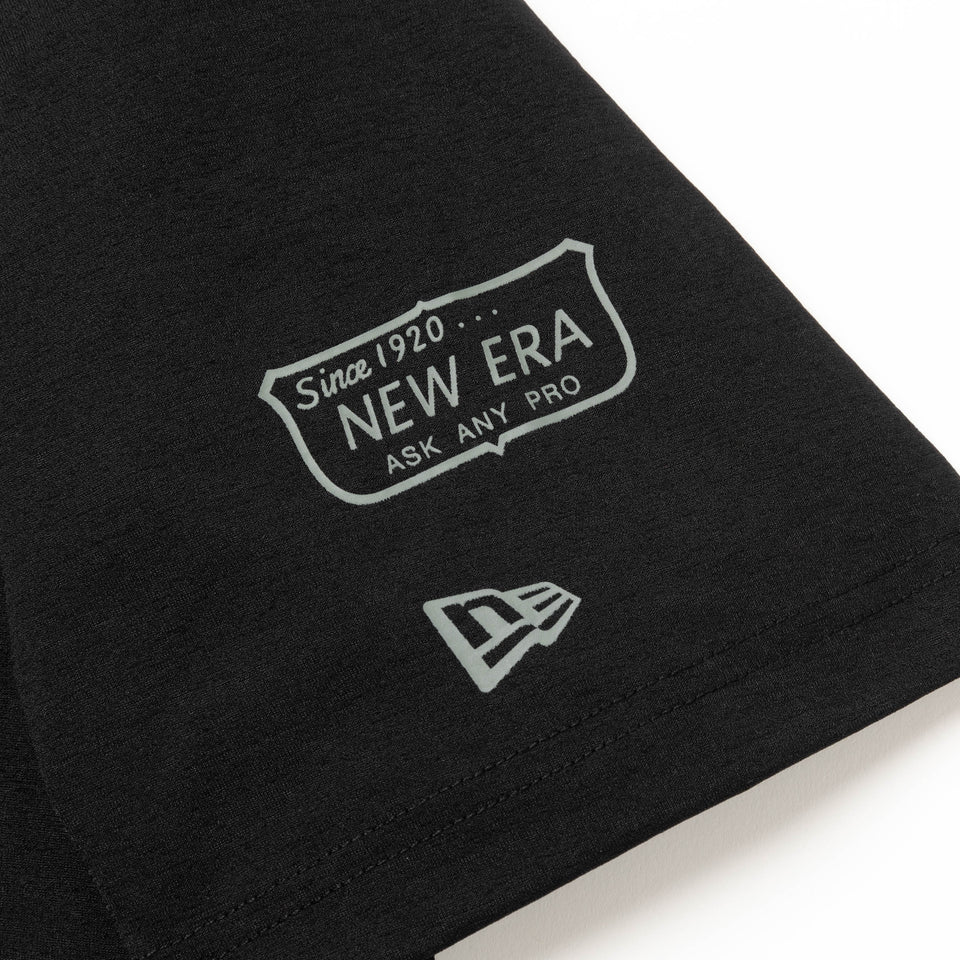ニューエラ NEW ERA Women's 半袖 ミッドネック Tシャツ Circle OOTTF ブラック ゴルフ 14391433 Women's 半袖 ミッドネック Tシャツ Circle OOTTF ブラック