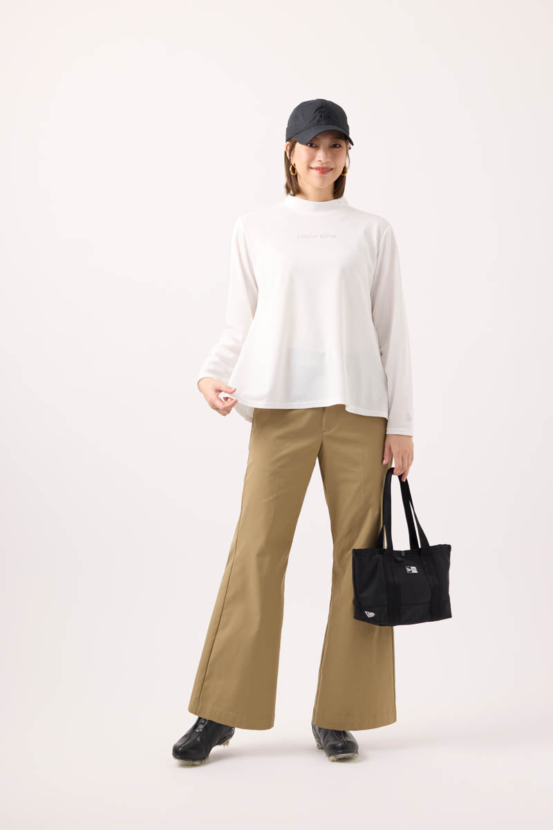 ウィメンズ ストレッチ ツイル フレアパンツ ベージュ | ゴルフ