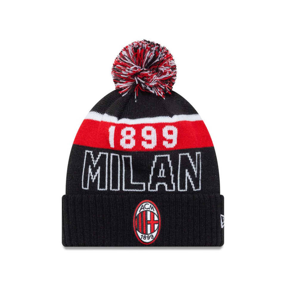 ポンポンニット AC Milan ACミラン ブラック スカーレット