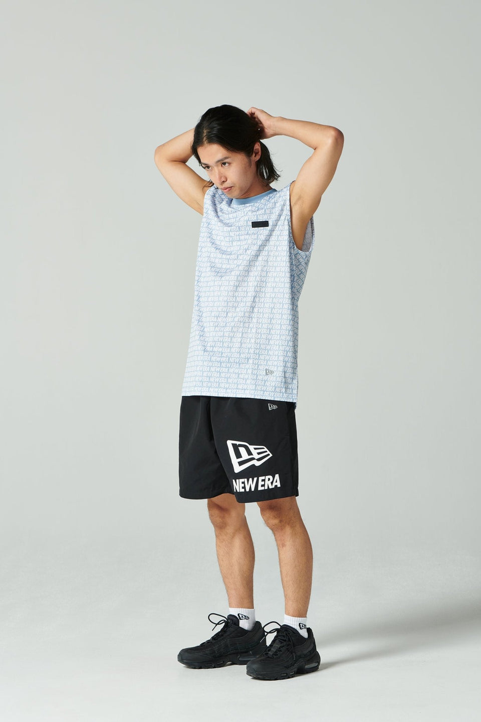 半袖 テック タンクトップ Allover ライトブルー レギュラーフィット【Performance Apparel】 - 14410170 - S | NEW ERA ニューエラ公式オンラインストア