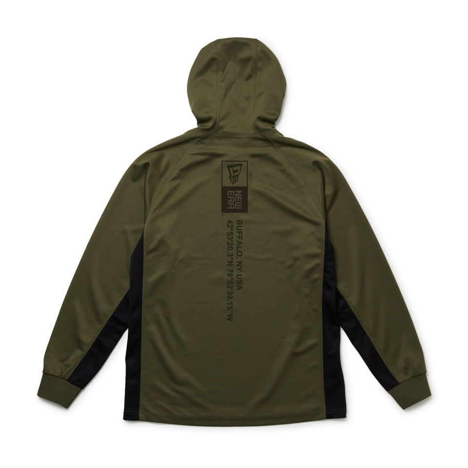 フィールド テック ワッフル フーディー Angler Collection オリーブ【ニューエラアウトドア】 - 14474253 - S | NEW ERA ニューエラ公式オンラインストア