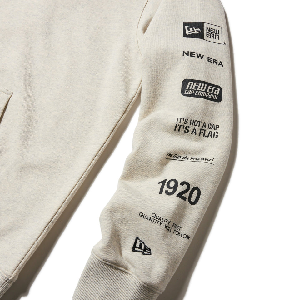 裏毛 スウェット プルオーバーフーディー Archive Logo オートミール - 14324643 - S | NEW ERA ニューエラ公式オンラインストア
