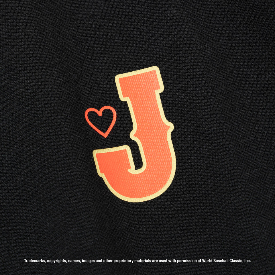 半袖 コットン Tシャツ BASICKS x World Baseball Classic ブラック レギュラーフィット