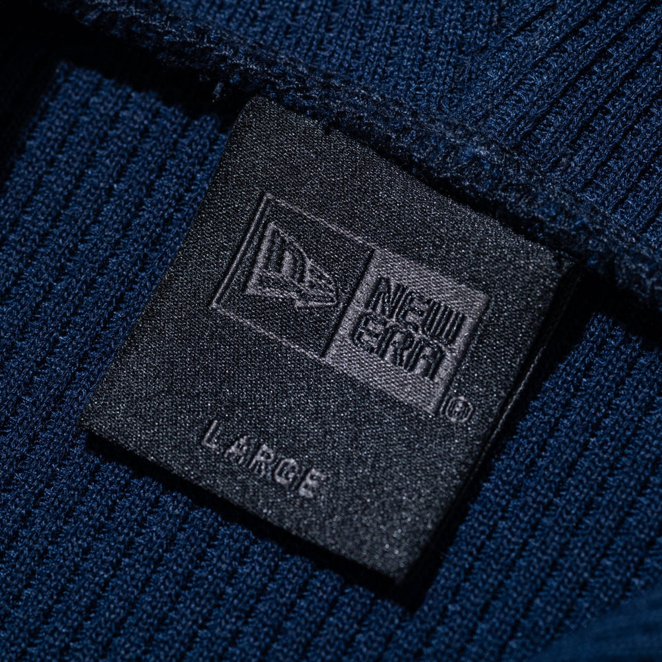 オーバーサイズド ワッフル フルジップフーディー BLACK LABEL