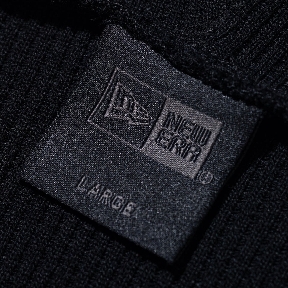 オーバーサイズド ワッフル プルオーバーフーディー BLACK LABEL