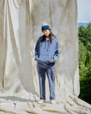 オーバーサイズド ガーメントダイ プルオーバーフーディー BLACK LABEL FW24 ネイビー - 14410757 - S | NEW ERA ニューエラ公式オンラインストア