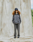 オーバーサイズド ガーメントダイ プルオーバーフーディー BLACK LABEL FW24 ブラック - 14410758 - S | NEW ERA ニューエラ公式オンラインストア