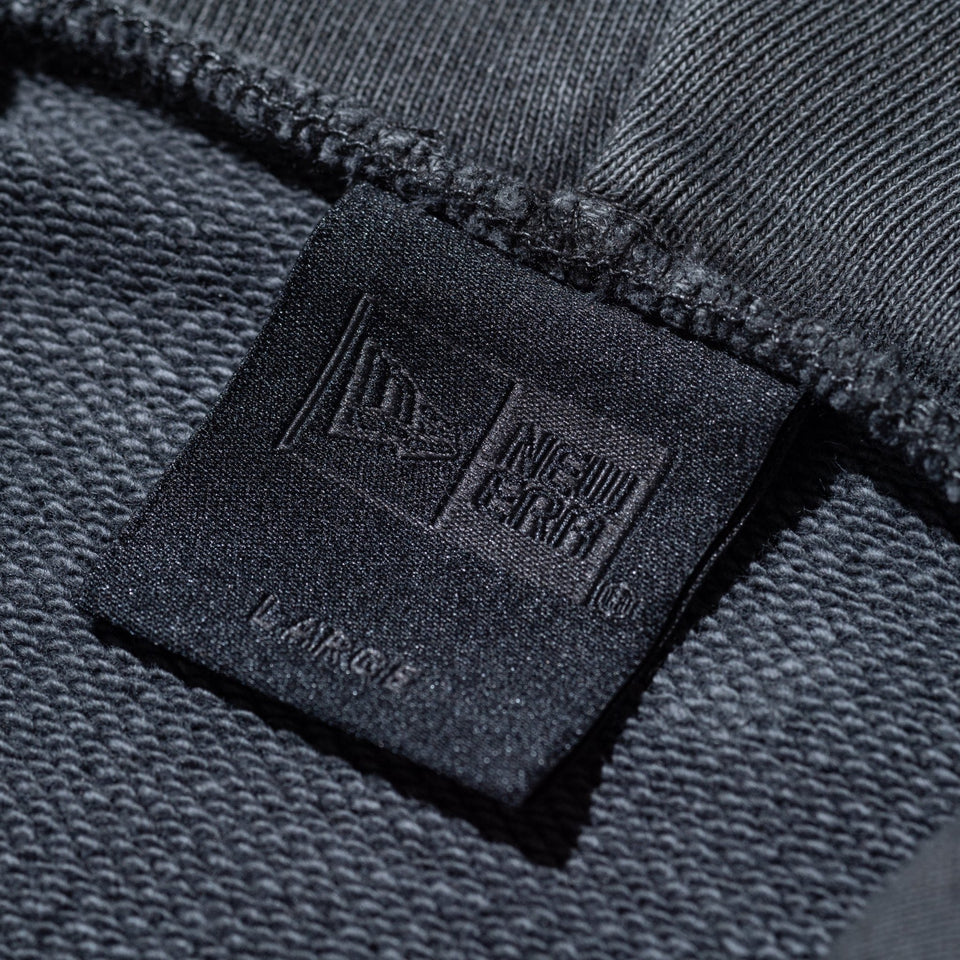 オーバーサイズド ガーメントダイ プルオーバーフーディー BLACK LABEL FW24 ブラック - 14410758 - S | NEW ERA ニューエラ公式オンラインストア
