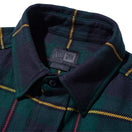 長袖 タータン チェックシャツ BLACK LABEL FW24 ダークグリーン - 14410770 - XS | NEW ERA ニューエラ公式オンラインストア