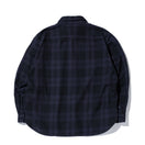 長袖 タータン チェックシャツ BLACK LABEL FW24 ブラック