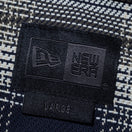 長袖 オンブレ チェックシャツ BLACK LABEL FW24 ネイビー - 14410780 - XS | NEW ERA ニューエラ公式オンラインストア