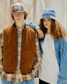長袖 オンブレ チェックシャツ BLACK LABEL FW24 ベージュ - 14410781 - XS | NEW ERA ニューエラ公式オンラインストア