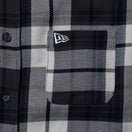長袖 フランネル チェックシャツ BLACK LABEL FW24 グラファイト - 14410785 - XS | NEW ERA ニューエラ公式オンラインストア
