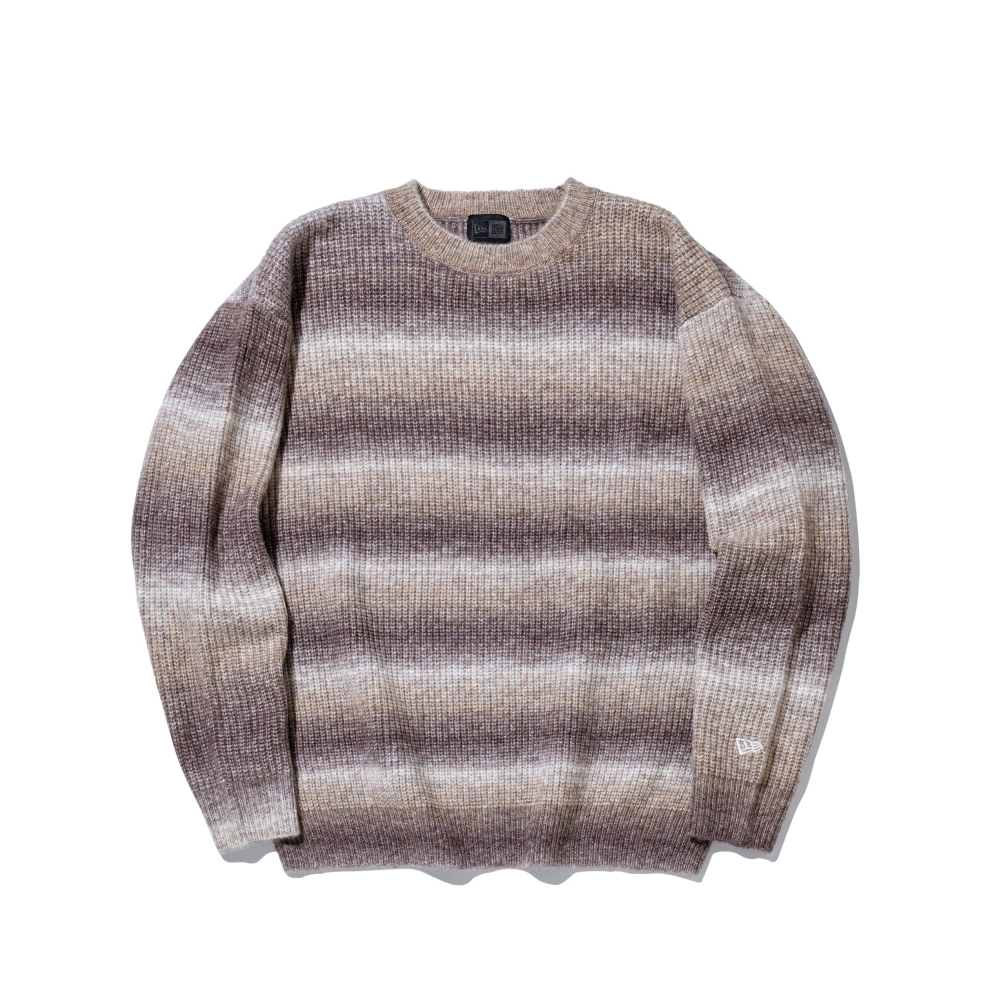 フェード ボーダー クルーネックニット BLACK LABEL FW24