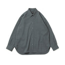 長袖 ウールシャツ BLACK LABEL FW25 チャコール - 14746886-S | NEW ERA ニューエラ公式オンラインストア