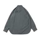 長袖 ウールシャツ BLACK LABEL FW25 チャコール - 14746886-S | NEW ERA ニューエラ公式オンラインストア