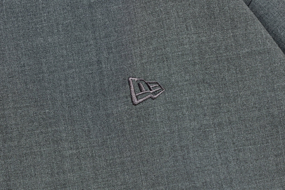 長袖 ウールシャツ BLACK LABEL FW25 チャコール - 14746886-S | NEW ERA ニューエラ公式オンラインストア