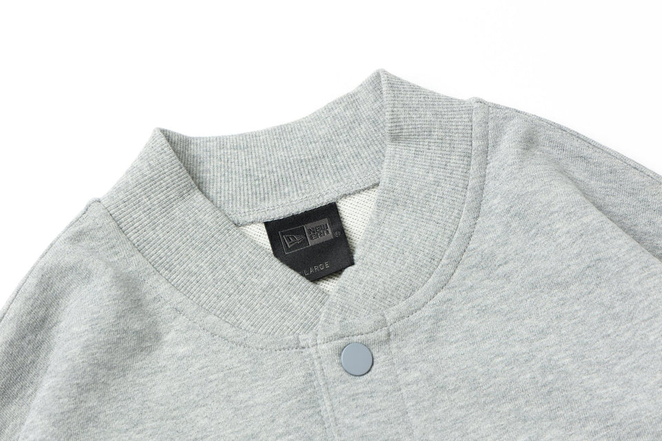 スウェット スナップ カーディガン BLACK LABEL FW25 グレー