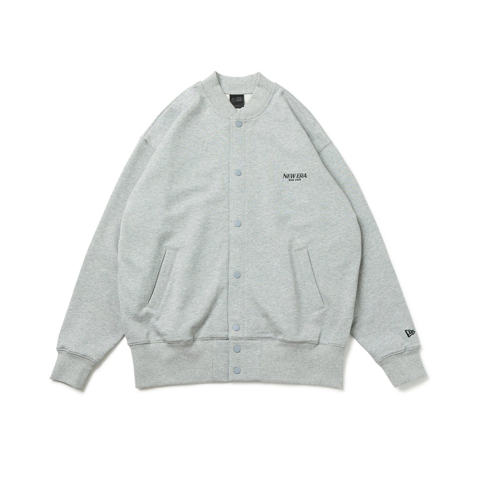 スウェット スナップ カーディガン BLACK LABEL FW25 グレー