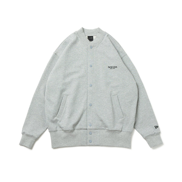 スウェット スナップ カーディガン BLACK LABEL FW25 グレー