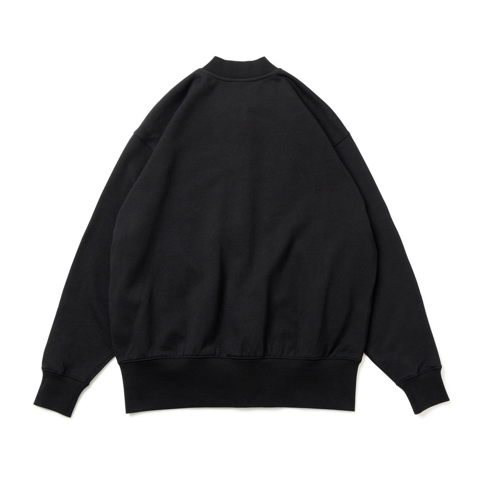 スウェット スナップ カーディガン BLACK LABEL FW25 ブラック