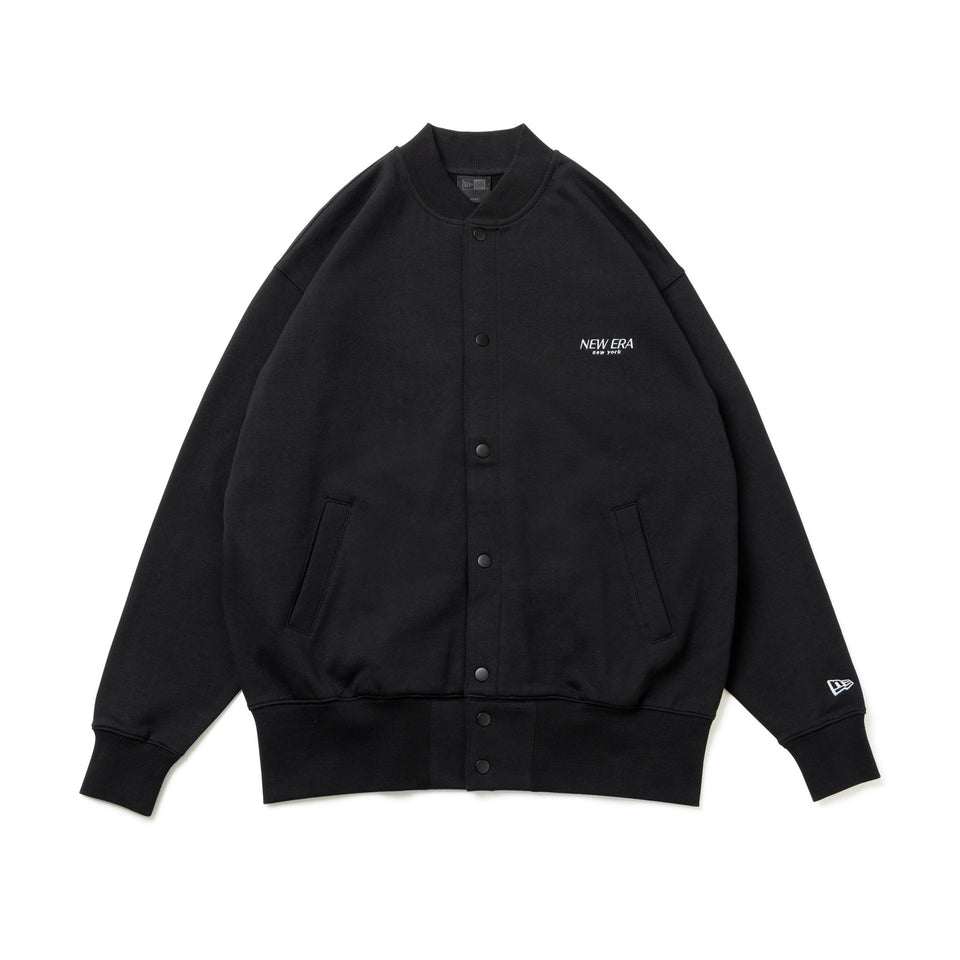 スウェット スナップ カーディガン BLACK LABEL FW25 ブラック