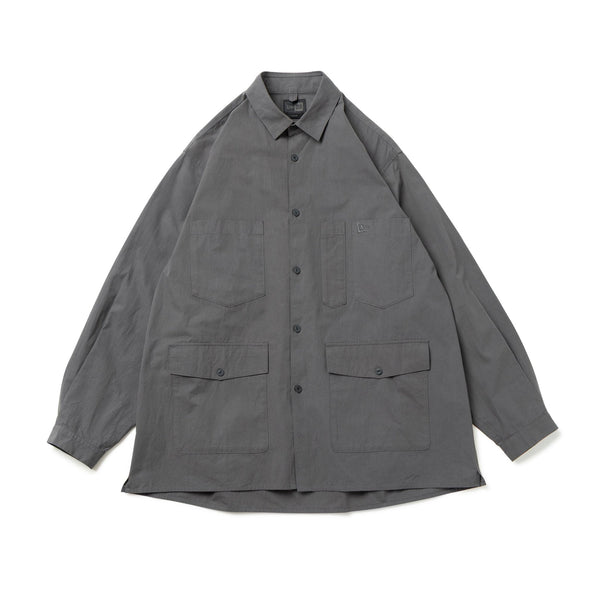 長袖 ポーターシャツ BLACK LABEL FW25 チャコール | ニューエラ