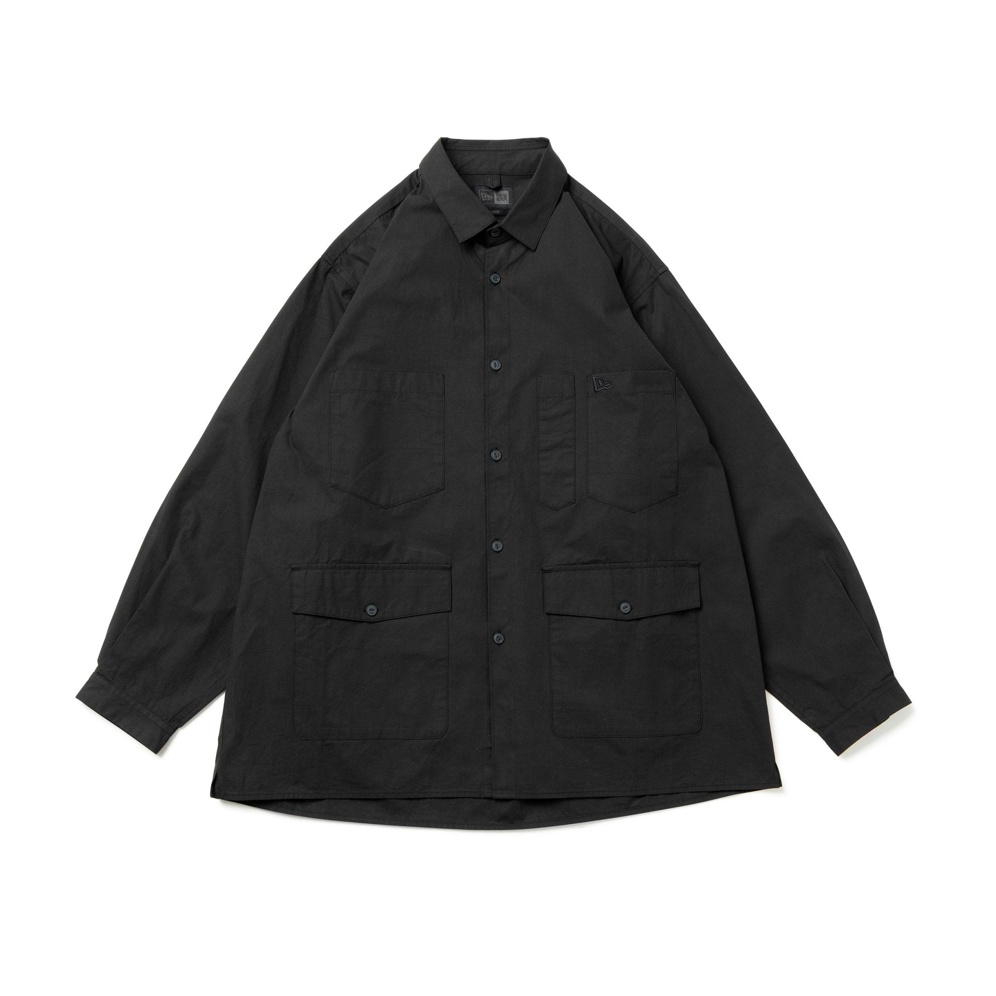 長袖 ポーターシャツ BLACK LABEL FW25 ブラック | ニューエラ