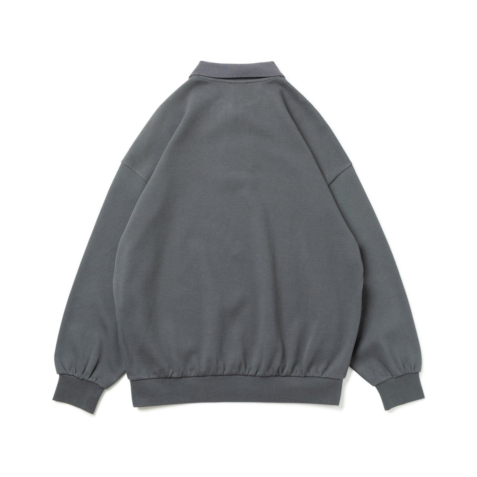 長袖 鬼鹿の子 ポロシャツ BLACK LABEL FW25 チャコール | ニューエラ