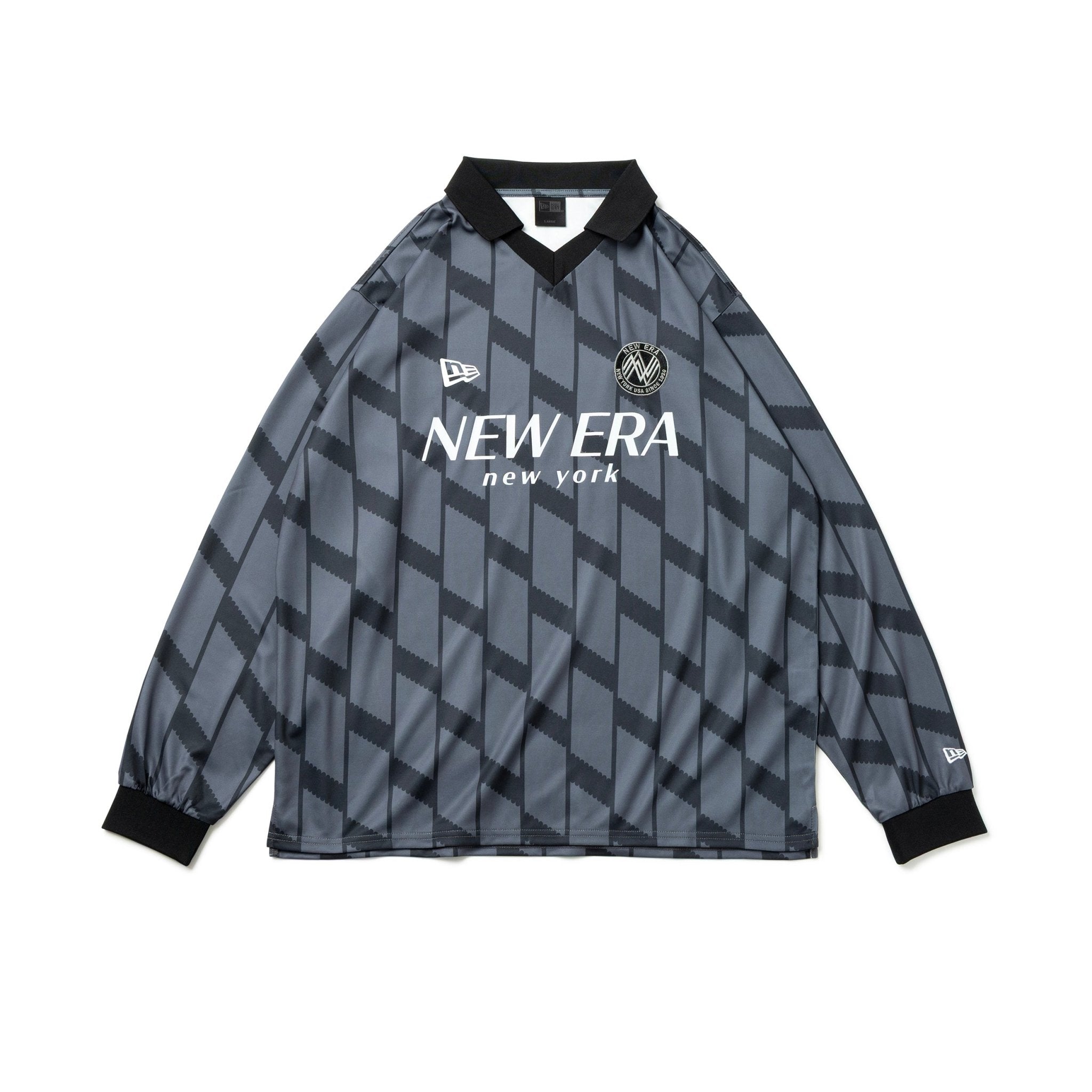 長袖 ゲームシャツ BLACK LABEL FW25 ブラック | ニューエラオンライン