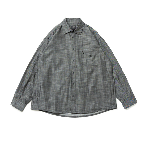 m.v.pブラックシャンブレーシャツ m.v.pブラックシャンブレーシャツ
