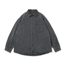 長袖 デニムシャツ BLACK LABEL FW25 ウォッシュドブラックデニム - 14746934 - S | NEW ERA ニューエラ公式オンラインストア