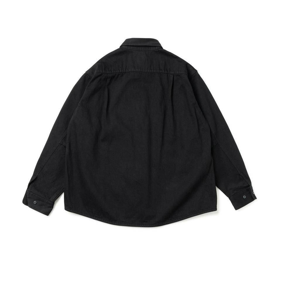 長袖 デニムシャツ BLACK LABEL FW25 ブラックデニム - 14746935 - S | NEW ERA ニューエラ公式オンラインストア
